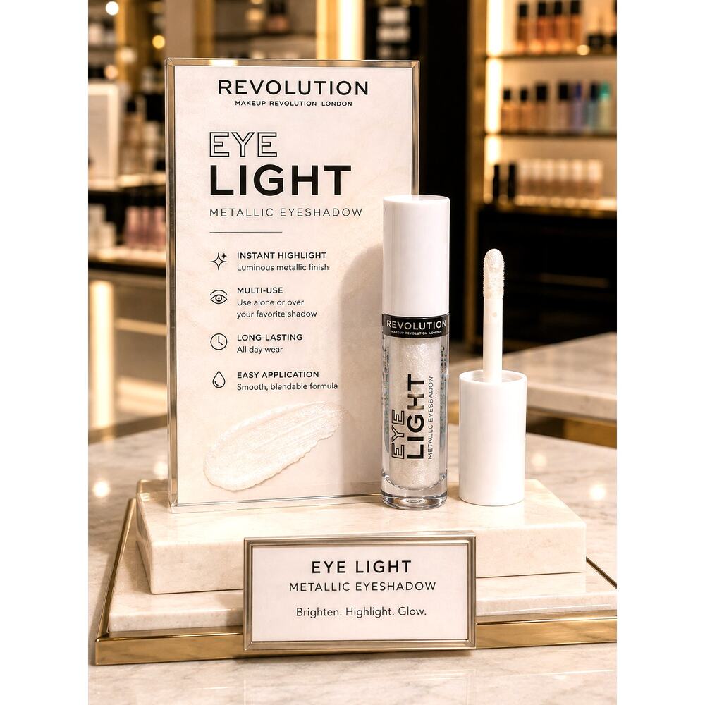 Revolution Eye Light Liquid Eyeshadow in Shine Metallic